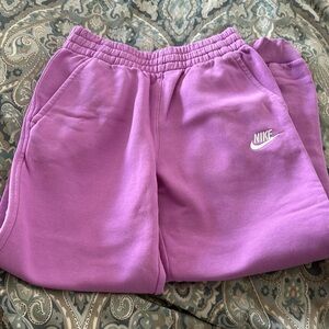 Never worn youth pink nike pants